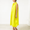 Balloon Cotton Dress in Yellow