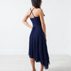 Ruched Party Dress in Navy