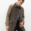 Raglan Maniche Coat in Olive