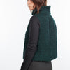 Boucle Turtle Neck in Green/Black