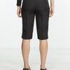 Square Stitch Knee Short in Black