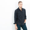Western Arkansas Button-Up in Dark Hash Floral