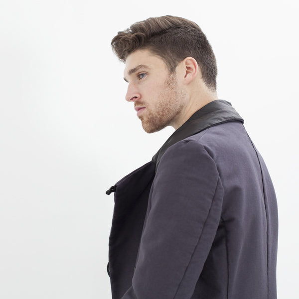 Taban Coat in Phantom