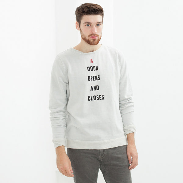 Vintage Sweatshirt in Light Grey