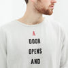 Vintage Sweatshirt in Light Grey