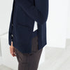 Square Cardigan in Navy