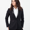 Shawl Collar Blazer in Black