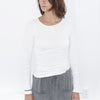 Stretch Tee in Milk