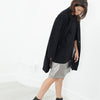 Border Dress in Black/Silver