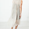 Chiffon Cape Back Dress in Sand