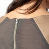 Leather Front Tunic