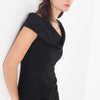 Asymmetric Dress in Black
