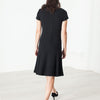 Lined Silhouette Dress in Black