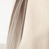 Tulle Pleat Skirt in Cream