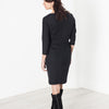 Tie Waist Dress in Black