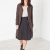 Wrap Snap Skirt in Black