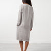 Long Sleeve Silk Dress