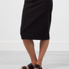 Long Pencil Skirt in Black