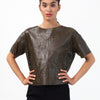 Auralias Leather Top
