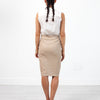 Floridia Leather Skirt