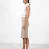 Floridia Leather Skirt