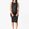 Iranta Leather Dress in Black