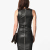Iranta Leather Dress in Black