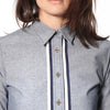 Chambray Boyfriend Shirt in Blue