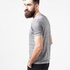 Linen T-shirt in Dolphin