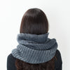 Knit Neck Warmer in Grey