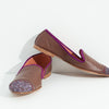 Bizi Cap Toe Loafer in Rose/Aubergine